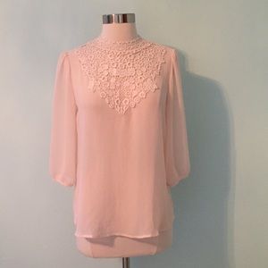 Forever 21 light pink/blush blouse